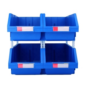 Spare parts storage stackable plastic storage bins