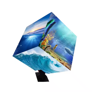 Layar Kubus LED Pintar HD P2.5 Indoor Lima Sisi untuk Iklan, Ukuran dan Logo Dapat Disesuaikan untuk Promosi Unik - Product Image 1