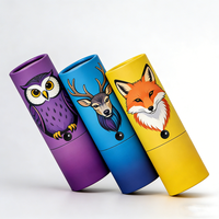 Tubes en carton kraft de qualité alimentaire, vides, personnalisables, avec fermeture à sécurité enfant, vente en gros