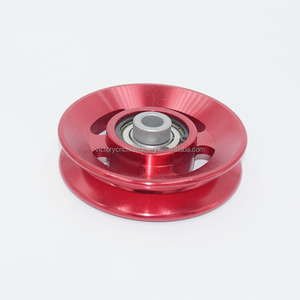 OD 88mm alüminyum kasnak asılı rulman kasnak Fitness eğitim kaldırma tekerlek rulman kablo kasnak tekerlek - Product Image 2