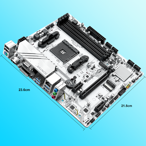 JGINYUE B350M-TI B350I-PLUS B350M PLUS ARGB B450M B450I B550I B550M M-ATX ITX <b>Motherboard</b> for AM4 DDR4 <b>Computer</b> High RAM Capacit - Product Image 3