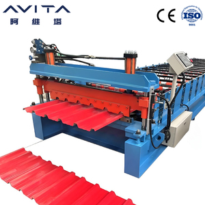 آلة تشكيل لفائف صفائح تسقيف معدنية شبه منحرفة فعالة من AVITA، آلة ثني صفائح التسقيف - Product Image 1