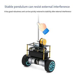 Robot d'équilibrage de deuxième ordre chaud B585 DP2 pendule inversé <span class=keywords><strong>LQR</strong></span> contrôle la voiture intelligente à auto-équilibrage à deux roues STM32 - Product Image 2