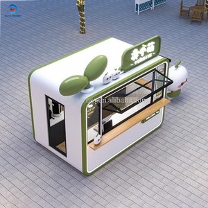 El más barato personalizado Mini Street Mobile Fast Food Pizza Burger Trailer Coffee Ice Cream Truck Kiosk Food Cart para la venta - Product Image 4