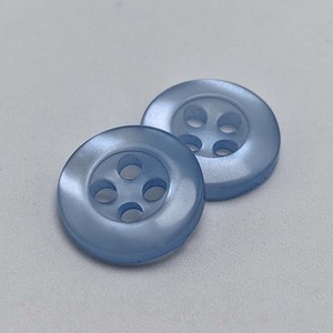 Bán Buôn Nhựa 4-Lỗ Nhựa Áo Sơ Mi Nút Số Lượng Lớn Vòng Chết Màu Sọc Pearlescent Chamfered Cạnh May Quần Nút - Product Image 5