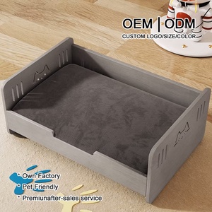 <span class=keywords><strong>Vente</strong></span> directe usine – Nouveau lit canapé surélevé pour animaux <span class=keywords><strong>de</strong></span> compagnie, universel quatre saisons, style simple, amovible, lavable, anti-humidité et respirant - Product Image 1
