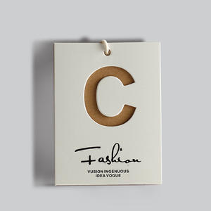 사용자 정의 패션 디자인 로고 하이 퀄리티 의류 태그 라벨 종이 의류 용 문자열 로프와 태그를 걸어 - Product Image 4