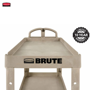 Rubbermaid fg452088beig brute Heavy-Duty tiện ích giỏ hàng với lipped Kệ vận chuyển vật liệu - Product Image 2