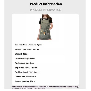 Grembiule da giardinaggio leggero impermeabile per <span class=keywords><strong>pittori</strong></span> grembiule da lavoro in PU resistente - Product Image 5