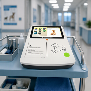 SUN-6032 Électrocardiographe médical pour animaux de compagnie, machine d'<span class=keywords><strong>ECG</strong></span> vétérinaire pour hôpital, machine d'<span class=keywords><strong>ECG</strong></span> à 3 canaux avec analyseur - Product Image 1