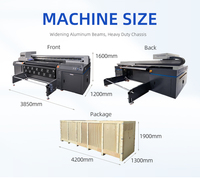 Impresora UV Híbrida de 1.8m con 8 Cabezales para I3200, para Papel Tapiz Brillante en Rollo, Adhesivos para Coche, Película para Ventanas, Alta Productividad, Gran Venta