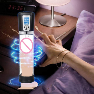 Bomba de vacío eléctrica recargable para pene con LCD, mejora masculina automática y producto sexual para agrandar - Product Image 3
