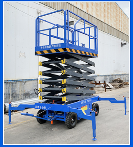 Gunting listrik hidrolik gerak sendiri, <span class=keywords><strong>Platform</strong></span> pekerjaan udara pengangkat dengan alat bantu jalan untuk konstruksi gudang - Product Image 5