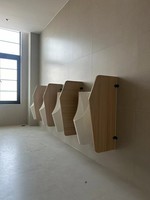 Système de cloisons de séparation pour toilettes publiques, séparateur d'urinoirs robuste pour hôtel de luxe