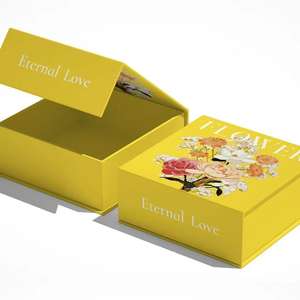 Emballage en carton à rabat magnétique en forme de livre personnalisé pour cosmétiques Boîtes rigides Bougies Cadres photo Emboutissage de portefeuilles - Product Image 3