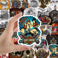 50 pièces/lot autocollant Graffiti Moto étanche Notebook Scooter tasse d'eau Explosive vente en gros autocollant