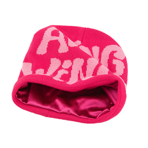Nuevo Gorro de Punto Jacquard de Fibra Acrílica de Diseño Moderno Y2K, Gorro de Invierno Cálido con Letras Bordadas Personalizadas, Estilo de Imagen Moderno - Product Image 4