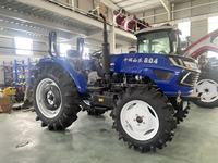Tracteur agricole à 4 roues motrices avec cabine, 80 CV, 90 CV, 100 CV, 120 CV, 140 CV, 160 CV, pour le défrichement, le désherbage, le labour et la culture, prix d'usine
