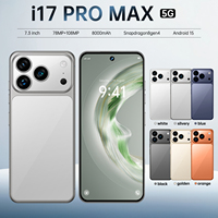 Teléfono Inteligente I17 Pro Max 5G 2025, Recién Lanzado, en Oferta, con Procesador Original, Pantalla HD para Juegos, Versión Global
