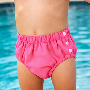 Culottes de bain d'apprentissage lavables et personnalisables pour bébé, imperméables, réutilisables, à fermeture latérale, pour piscine et plage, couches-culottes de natation d'apprentissage - Product Image 2