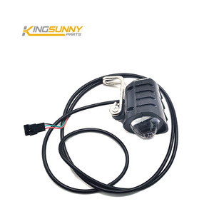 Luz delantera con <span class=keywords><strong>bocina</strong></span> para bicicleta eléctrica, faro impermeable, lámpara frontal para bicicleta, accesorios y piezas para bicicleta eléctrica - Product Image 4
