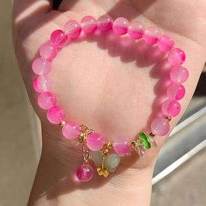 Fashion Clear Crystal Glass <b>Beads</b> Butterfly <b>Bracelet</b> Crystal Gemstone <b>Beads</b> <b>Gold</b> Handmade <b>Bracelet</b> for Women Gift - Product Image 5