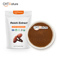 CHTNature Vente en gros Ganoderma Lucidum Triterpène 2% 10% Extrait de champignon Reishi biologique en poudre