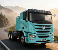Cabeza tractora diésel Chery 6x4 con volante a la izquierda, transmisión automática, Euro 5, camión de nueva energía de alta capacidad con sistema de seguridad y estabilidad.