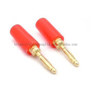 רמקול אודיו בורג בננה זהב צלחת אטמי מחברים מיני 2 מ "מ בננה תקע - Product Image 3