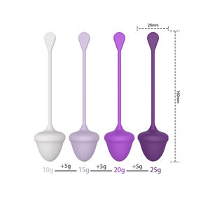 Dispositivo de Exercício Kegel em Silicone Conjunto de Bolas Ben Wa Ferramentas de Dilatação Vaginal Brinquedos Sexuais - Product Image 4