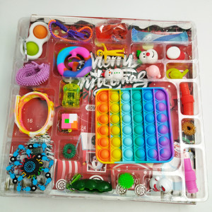 FT71 Hot Sale Surprises Christmas Countdown <b>Fidget</b> Toys for Teen Boys and Girls Party Favors Gifts Advent Calendar Boxes - Product Image 2