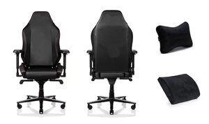 Silla ergonómica de gaming con reposapiés reclinable, Asiento de Carreras con altavoz incorporado, espalda alta - Product Image 2