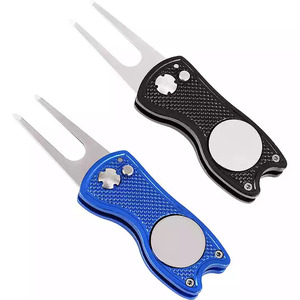 <b>Golf</b> Ball Mark Hat Clip Magnetic Outdoor Alloy Alignment <b>Golf</b> Marker Supplies Accessories Divot Repair Tool and Ball Marker - Product Image 4