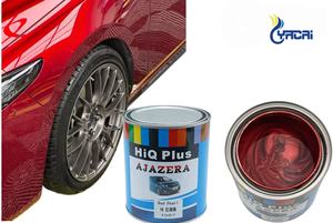 Peinture automobile acrylique rouge perle 1507 1K |   Revêtement haute performance résistant aux intempéries |   Haute adhérence anti-calcaire pour la réparation automobile - Product Image 3
