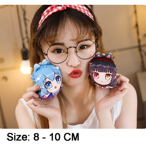 Juguete Suave y Agradable al Tacto, Mini Almohada Personalizada con Diseño de <span class=keywords><strong>Anime</strong></span> Impreso en 3D, Llavero con Forma de Bola <span class=keywords><strong>Chibi</strong></span>, con Cuerda para Colgar y Hebilla de Metal - Product Image 6