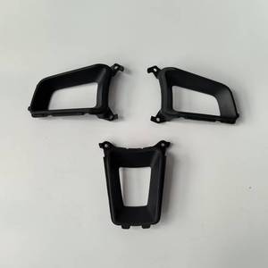 Un ensemble de housses décoratives noires pour volant de voiture, couvre-volant supérieur pour Cayenne Boxster Macan Carrera Boxster Cayman - Product Image 4