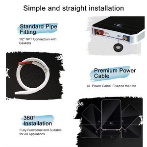 เครื่องทำน้ำอุ่นไฟฟ้าแบบทันที 240V 9kw สำหรับใช้ในบ้าน ห้องน้ำ ห้องครัว ฝักบัวอาบน้ำ - Product Image 4