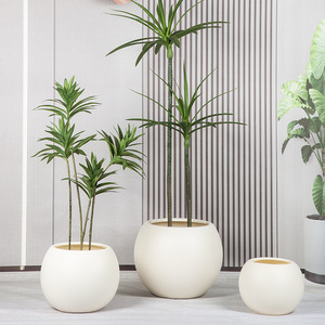 Macetas Esféricas de Plástico Nórdicas de Varios Tamaños, <span class=keywords><strong>Modernas</strong></span>, Decorativas, para Plantas Artificiales, Venta al Por Mayor del Fabricante - Product Image 5