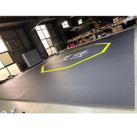 Tapis en mousse à surface en vinyle PVC écologique, antidérapant et imperméable pour sol de BJJ et de lutte, largeur 1,53 m, plusieurs coloris - Vente chaude