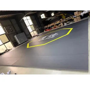 Vendita calda in Pvc di cuoio e vinile superficie di schiuma tappetino per Wrestling rotolo tappetino per Wushu tappeto incollato in schiuma per pavimento BJJ