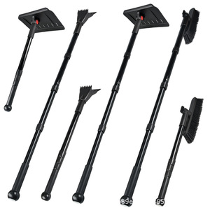 Camp Nou Multi Functional Snow Plow Telescopic Ice Scraper Car Snow Brush Alloy Material - Product Image 4