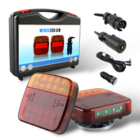 Fournisseur direct d'usine de feux de freinage LED universels européens et américains sans fil magnétiques pour camions et fourgonnettes