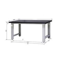 Banc de travail ESD à tiroir industriel personnalisé pour atelier de 1000 kg avec étau pour installateur