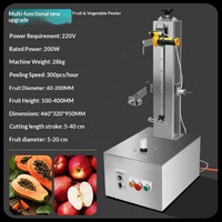 Automatische roestvrijstalen ananas- en mangoschilmachine, hoge kwaliteit citroen- en mangoschilmachine