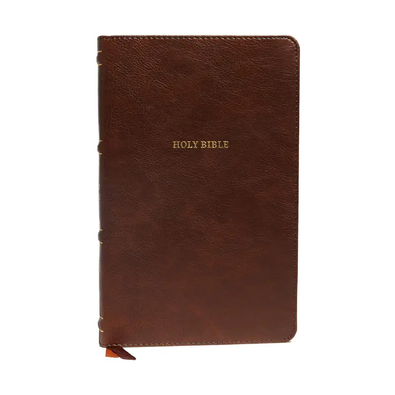 Serviço de impressão de livros cristãos personalizados da Bíblia Sagrada com capa de PU durável
