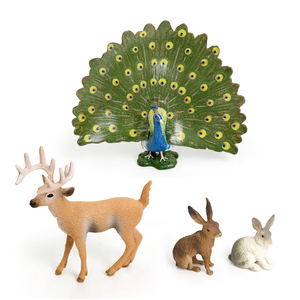 BEFLY Juguetes de <span class=keywords><strong>Animales</strong></span> de <span class=keywords><strong>Granja</strong></span> de Plástico, Caballo, Cerdo, Modelo de Animal Doméstico Sólido de PVC - Product Image 5