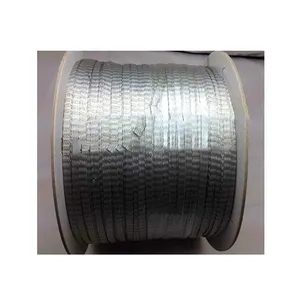 Tinned copper wire mixed cotton wire mesh tube wire shielding braided tape 10MM copper braided mesh snakeskin mesh