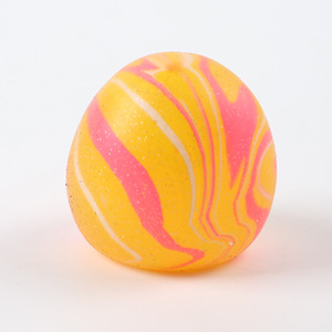 Hot-selling Stress Relief Fidget Ball New Slow-Rebound Squeeze <b>Egg</b> Shape with Colorful Flowing Patterns Party <b>Toys</b> and Gifts - Product Image 4