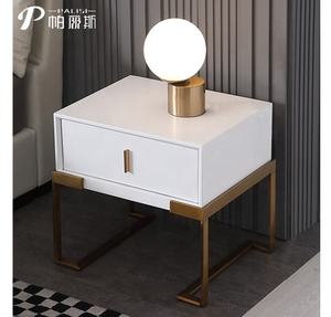 Wholesale Modern Nordic <strong>Tiny</strong> White <strong>Bedside</strong> <strong>Table</strong> Deluxe Night <strong>Table</strong> Bedroom Furniture <strong>Bedside</strong> Chest - Product Image 2