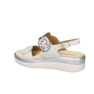 Cinzia Soft Sandales à plateforme pour femmes, couleur blanche, IO20687, chaussures d'été confortables - Product Image 2